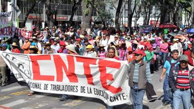 CNTE bloquea propuesta de reforma sobre educación indígena en CDMX