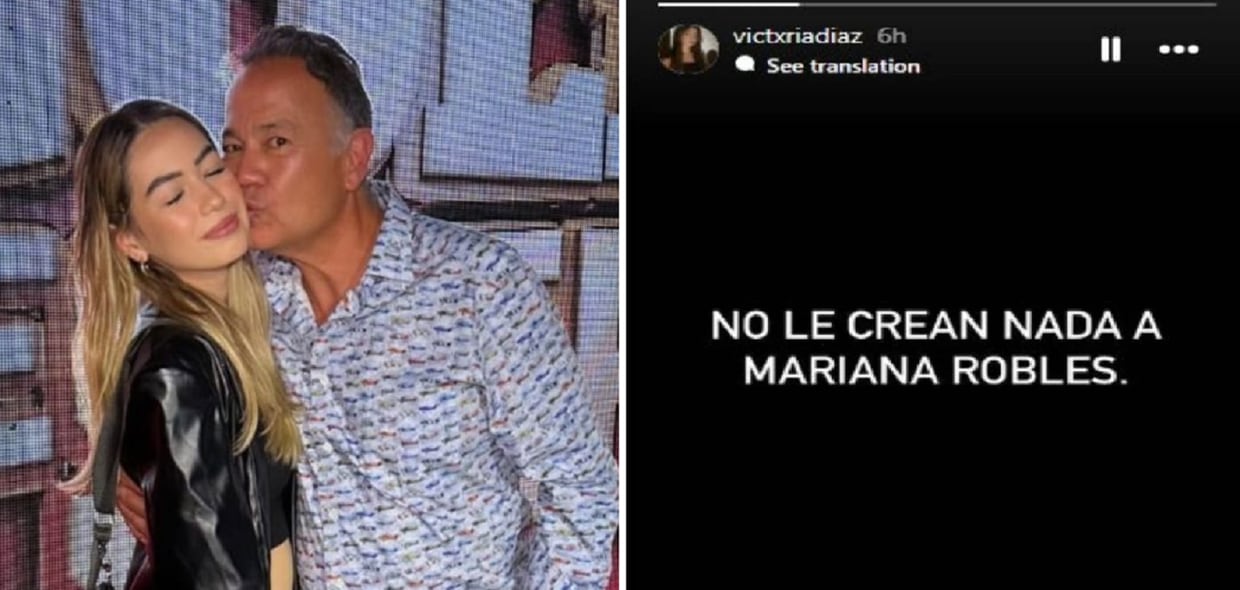Hija de Nicandro Díaz pide que no le crean nada a Mariana Robles