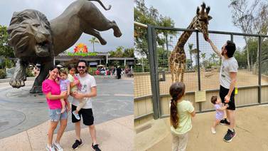 Pablo Hurtado del grupo Camila visita San Diego Zoo