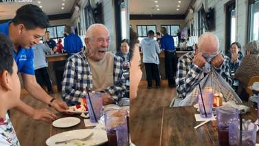 VIRAL TIKTOK: Mira cómo este abuelo se emociona por su pastel de cumpleaños