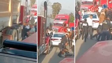VIDEO: Policías municipales golpean a Guardia Nacional en Ixtapaluca