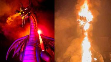 Atracción de Dragón se incendia en parque Disney California