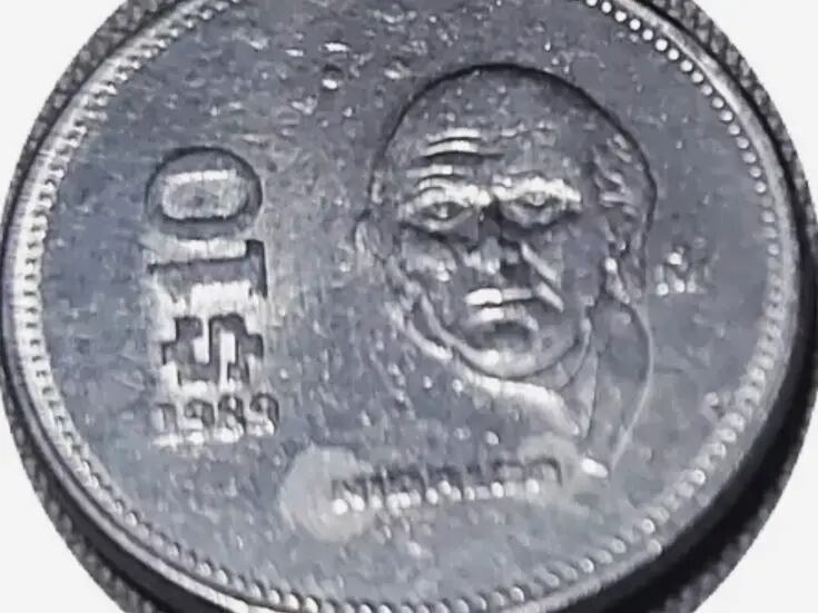 Esta moneda conmemorativa de Miguel Hidalgo y Costilla que data de 1989 se vende por esta suntuosa cantidad de dinero
