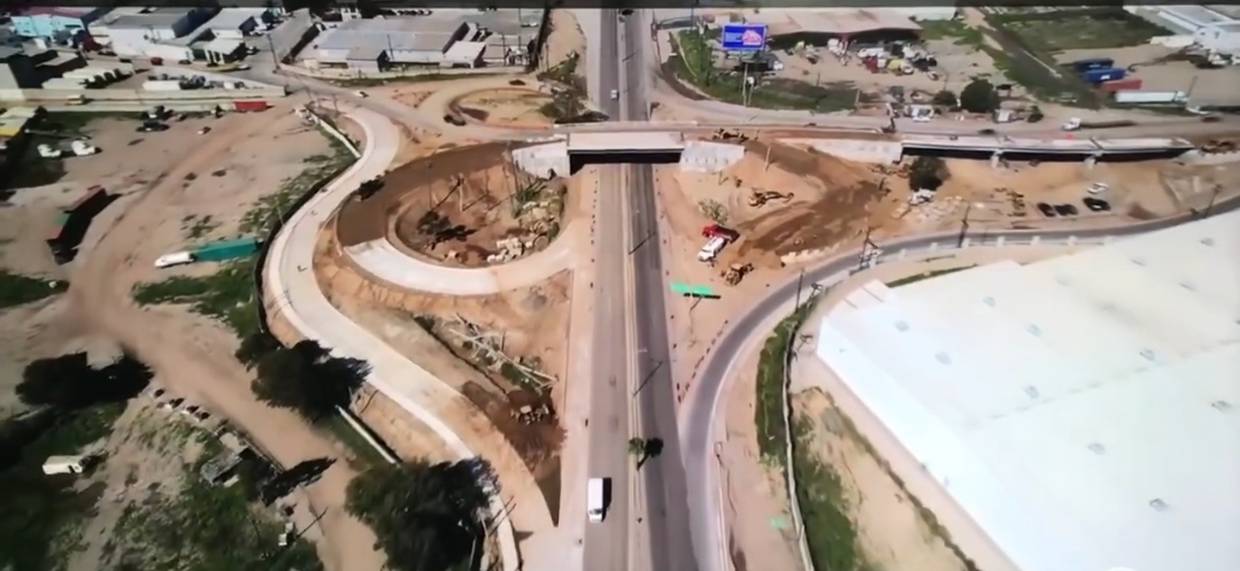 Está por concluir nuevo puente del Nodo El Sauzal