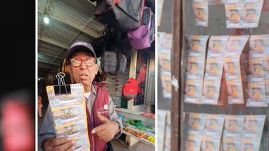 El “Chino de la Suerte” tiene 20 años vendiendo cachitos de lotería en Navojoa
