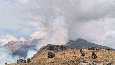 Incendio forestal provoca cierre temporal del Parque Nacional Izta-Popo