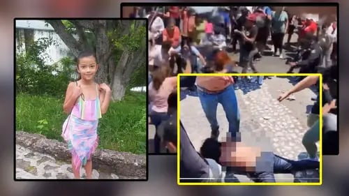VIDEO: Linchan brutalmente a mujer por el asesinato de la pequeña Camila en Guerrero (Imágenes fuertes)