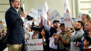 Latinos apoyan a Ted Cruz en Sur de California
