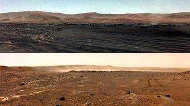 Perseverance detecta en Marte ráfagas de viento que levantan gran nube de polvo 