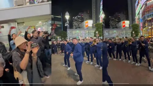 La Banda El Recodo hace mini concierto en las calles de Tokio, Japón, y los detiene la policía, aseguran