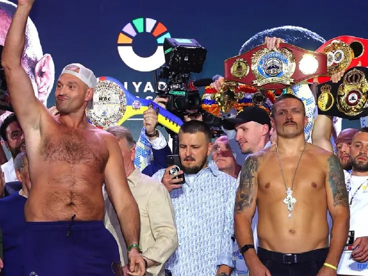 Fury y Usyk se disputan hoy los cuatro títulos de peso Pesado ¿A qué hora pelean y dónde ver?