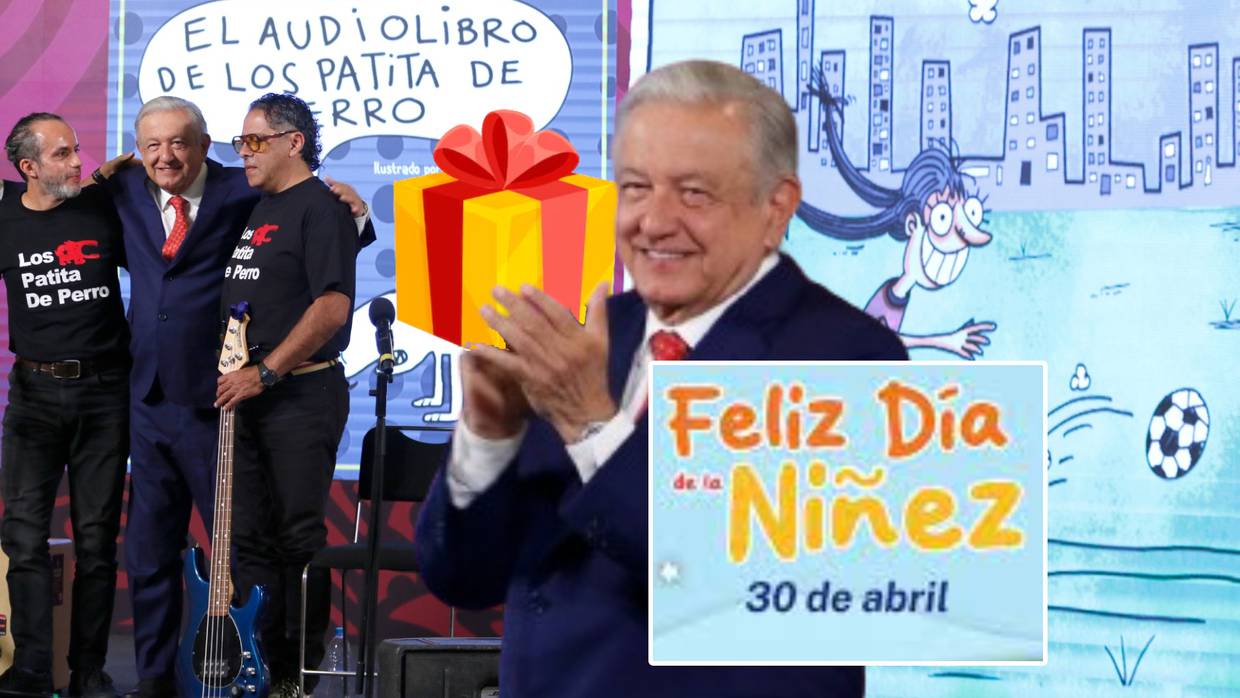 El presidente López Obrador hizo un regalo a todos los niños mexicanos durante su mañanera por el Día del Niño.
