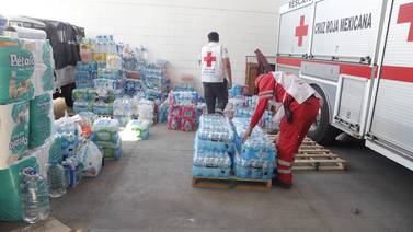 Cierre del centro de acopio: Cruz Roja Hermosillo envía 30 toneladas de ayuda a Guerrero