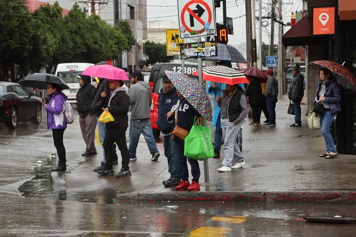 La lluvia iniciará el día sábado en Tijuana.