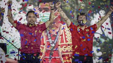 Manny Pacquiao anuncia candidatura para presidente de Filipinas