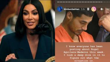 Kim Kardashian defiende a Rogel Aguilera y pide a gobernador de Colorado "hacer lo correcto"