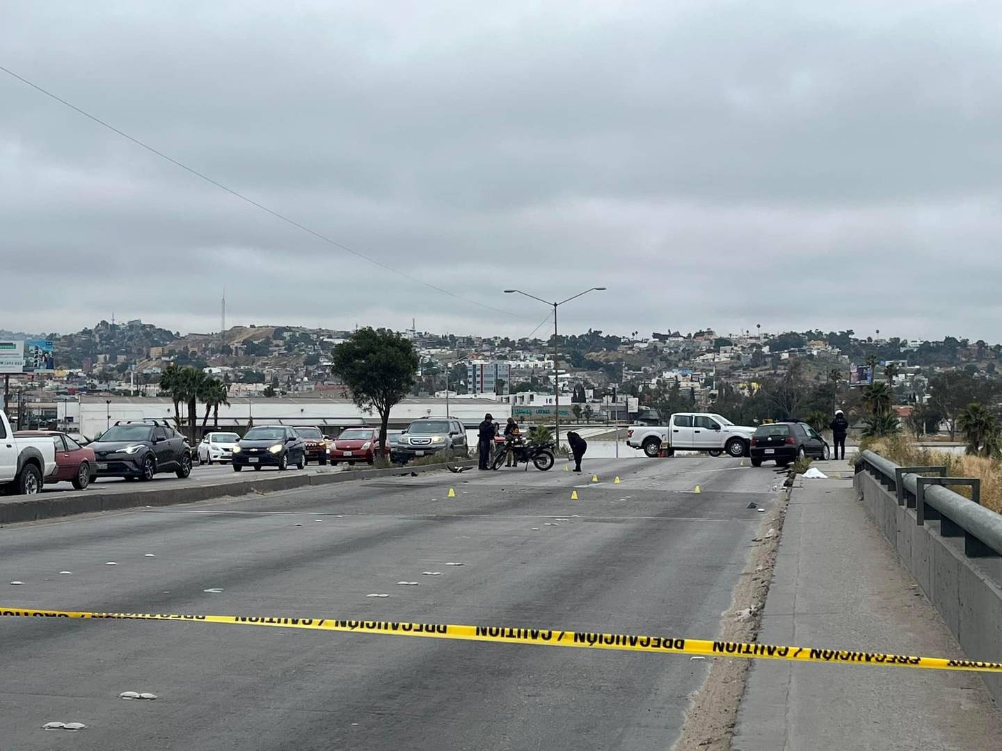 Policiaca Tijuana: Motociclista muere arrollado
