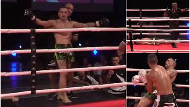 Luchador celebra "triunfal" tras quedar inconsciente por Nocaut