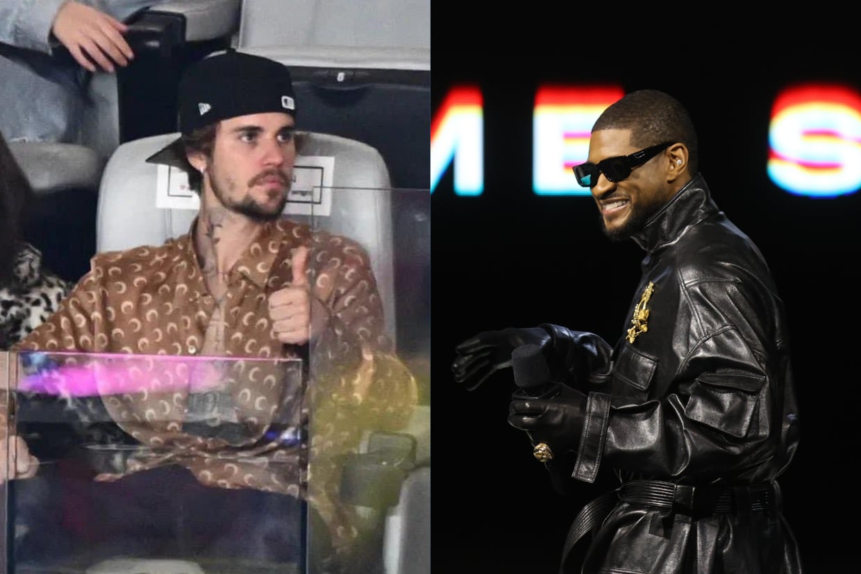 Justin Bieber declinó participar en el show de medio tiempo del Super Bowl de Usher/Twitter y Archivo GH