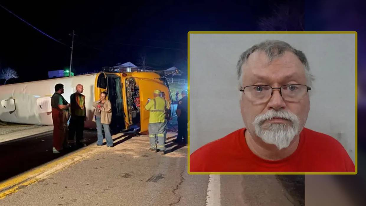 Conductor ebrio causa accidente de autobús escolar en West Virginia