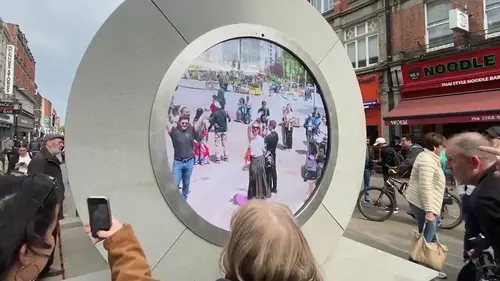“The Portal”, proyecto que une Dublín y Nueva York a través de una transmisión en vivo