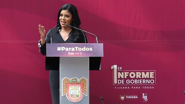Alcaldesa de Tijuana destaca seguridad y transparencia en su primer informe de gobierno