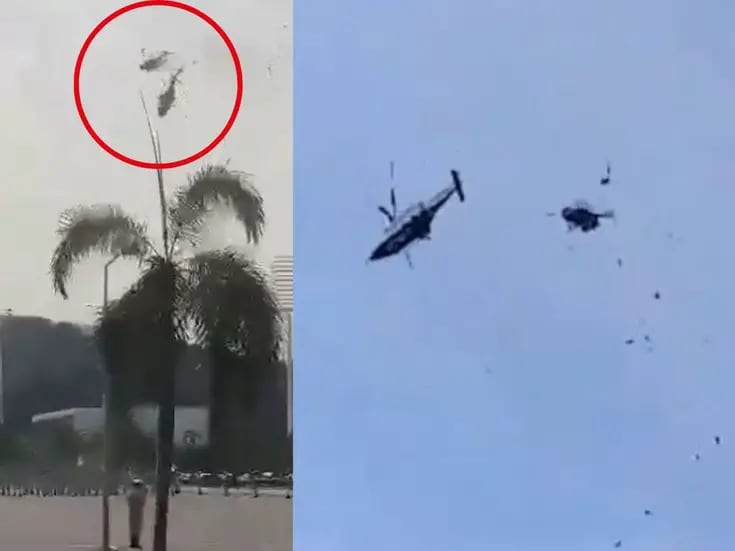 Diez víctimas tras colisión de helicópteros militares en Malasia