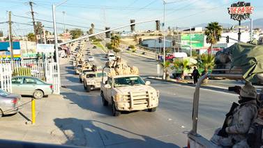 Arriban 700 militares más para reforzar operativo en Tijuana