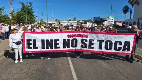 “Marcha por Nuestra Democracia” en Hermosillo