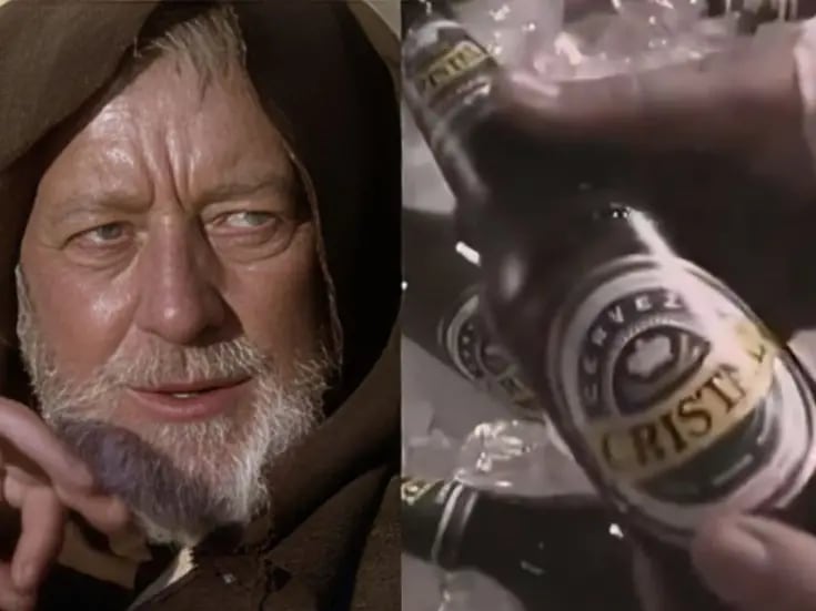 La genialidad publicitaria del 2003: anuncios de ‘Cerveza Cristal’ en ‘Star Wars’ se reinventan como un meme viral