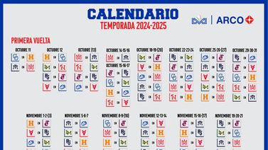 Se anuncia calendario oficial de la temporada 2024-2025