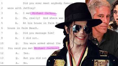 ¿Qué se dice de Michael Jackson en los documentos de Epstein?