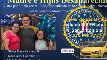 FBI lanza alerta por familia estadounidense desaparecida en Nuevo León