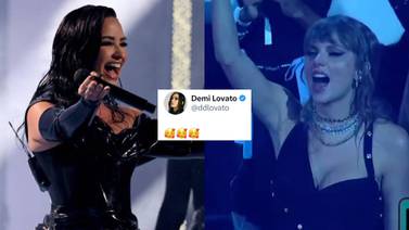 Demi Lovato agradece a Taylor Swift su apoyo durante su presentación en los MTV VMA 2023