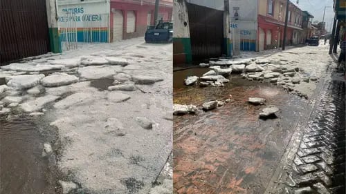 VIDEO: Cae fuerte granizada en Chiapas luego de ola de calor