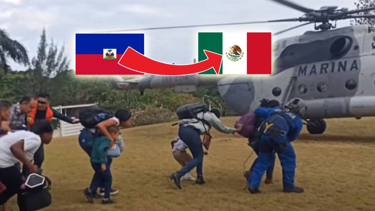 Los mexicanos fueron rescatados por la Marina en un operativo que definieron como "especial".