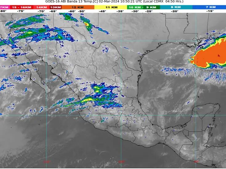 Clima en México: Lluvias intensas y vientos fuertes en varias regiones
