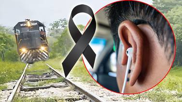 Se puso audífonos para manejar y murió al cruzar vías del tren; nunca lo escuchó