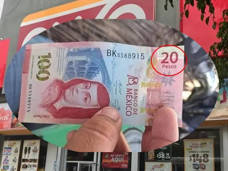 Detienen a joven por hacer depósito con billetes falsos en un Oxxo de Monterrey, NL