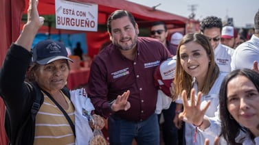 Recorre candidato Ismael Burgueño Ruiz mercado sobrerruedas del Mariano Matamoros