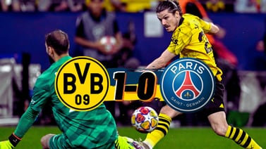 UCL: PSG cae ante el Dortmund 1-0 en el Signal Iduna Park en la ida de la semifinal de la Champions League