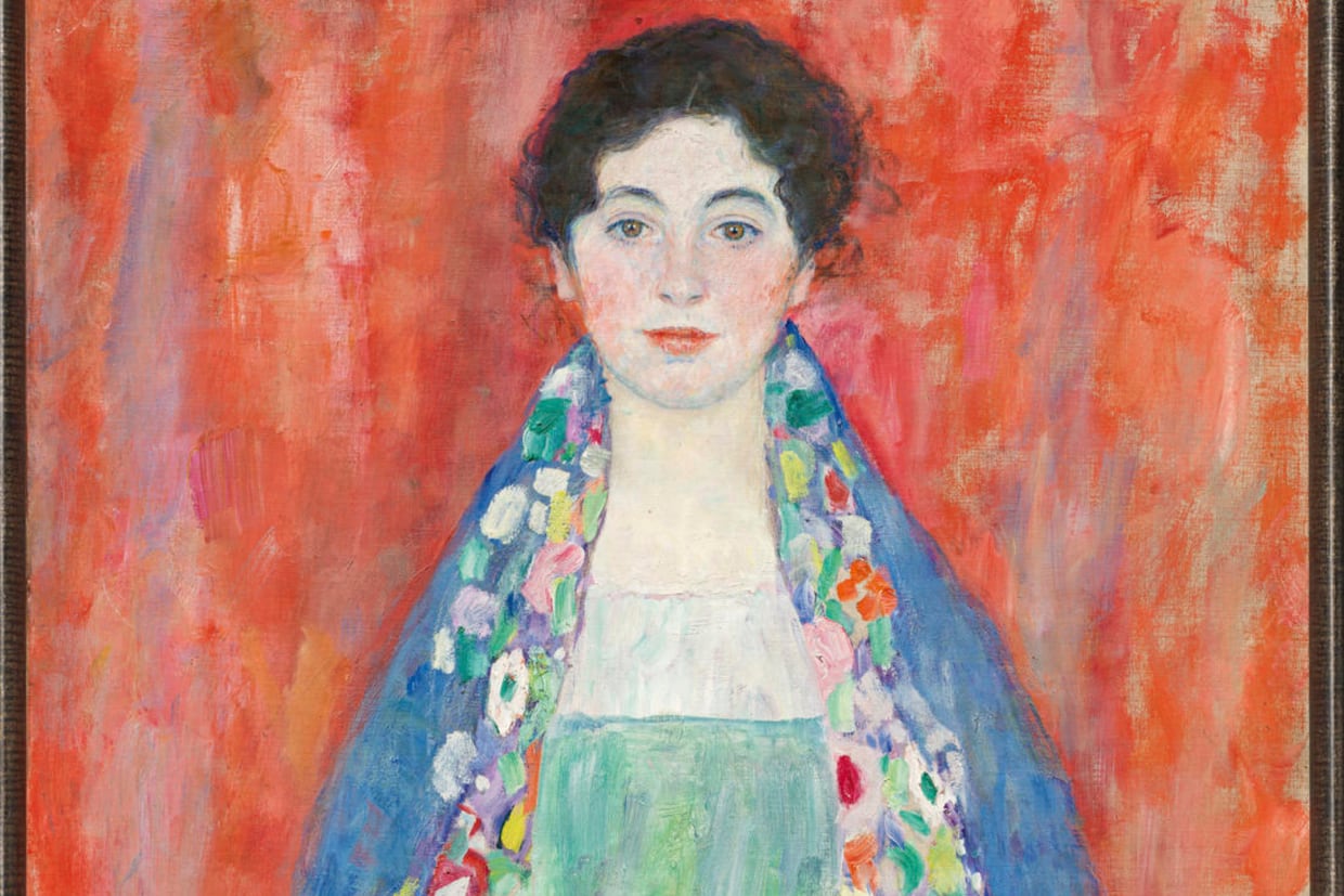 'Retrato de la señorita Lieser', de Gustav Klimt. valorado en 50 millones de euros (54 millones de dólares) y que será subastado en abril. EFE/ Casa De Subastas Im Kinsky