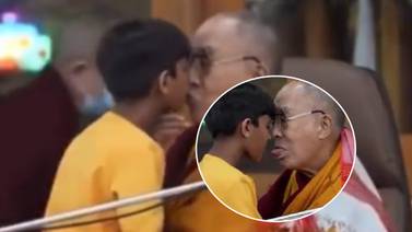 Niño besado por el Dalái Lama rompe el silencio: Esto fue lo que dijo
