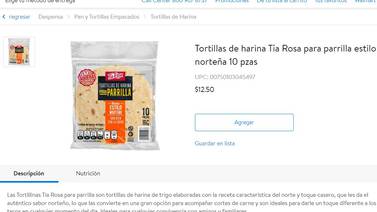 Las tortillas para parrilla estilo norteño de Tía Rosa abren debate en Twitter