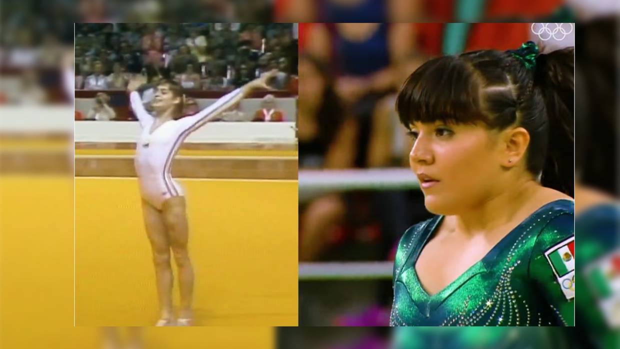 Alexa Moreno, gimnasta mexicana, fue comparada con la rumana Nadia Comaneci.