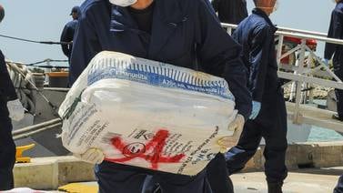 Casi 3 toneladas de cocaína interceptadas en aguas del Caribe Oriental