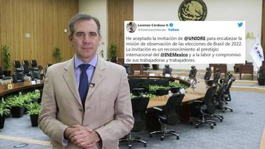 Lorenzo Córdova, presidente del INE, supervisará elecciones presidenciales en Brasil
