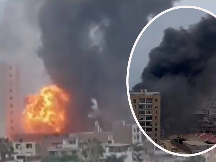 VIDEOS: Incendio “fuera de control” en un almacén químico envuelve en humo a un distrito de Lima, Perú