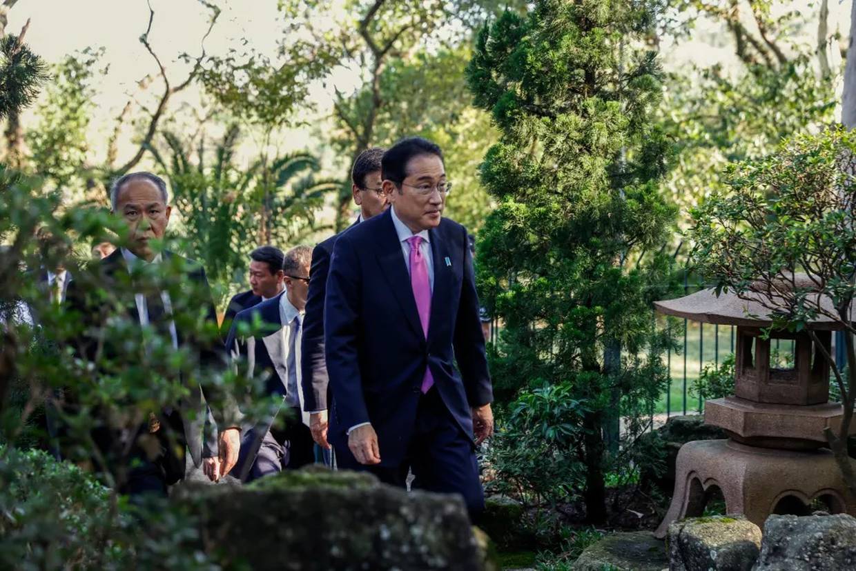 El primer ministro de Japón en Sao Paulo | FOTO EFE/Sebastião Moreira