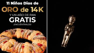 VIRAL: Panadería pone al azar 11 monitos de oro de 14 kilates dentro de sus roscas, los ganadores tendrán ¡Un año de pan gratis!